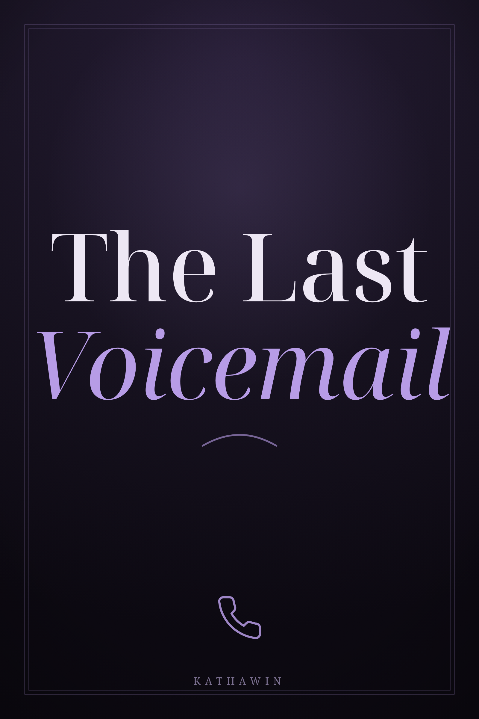 The Last Voicemail cover