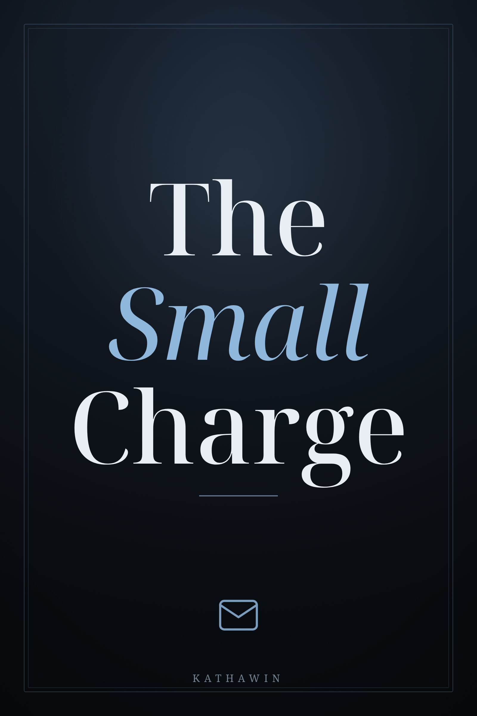 The Small Charge cover