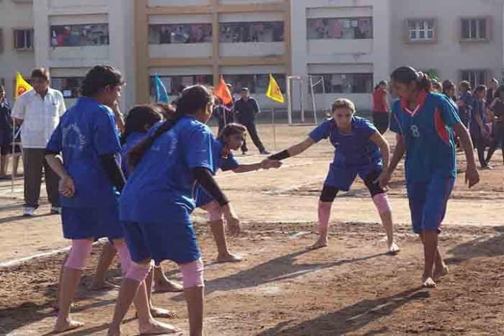 Smt RP Bhalodiya Arts and Commerce and Shree NP Bhalodiya Mahila Home Science College campus in Rajkot, Gujarat, India — photo 2