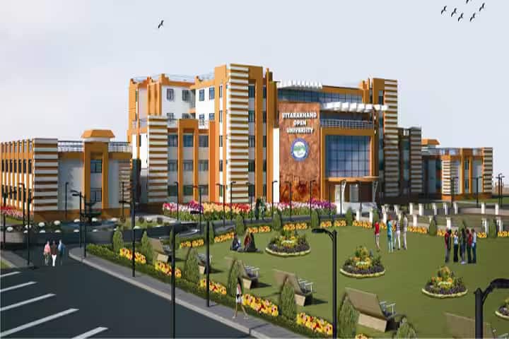 Uttarakhand Open University (UOU) campus in Haldwani, Uttarakhand, India
