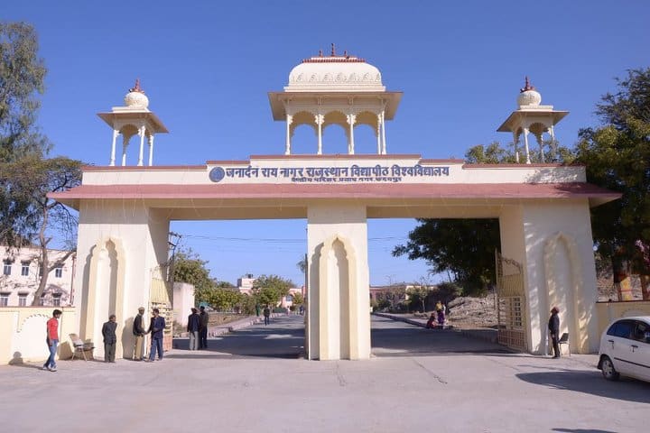 Janardan Rai Nagar Rajasthan Vidyapeeth campus in Udaipur, Rajasthan, India — photo 1
