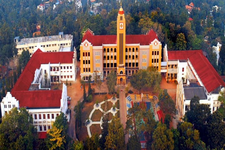 Mar Ivanios College, Nalanchira campus in Thiruvananthapuram, Kerala, India