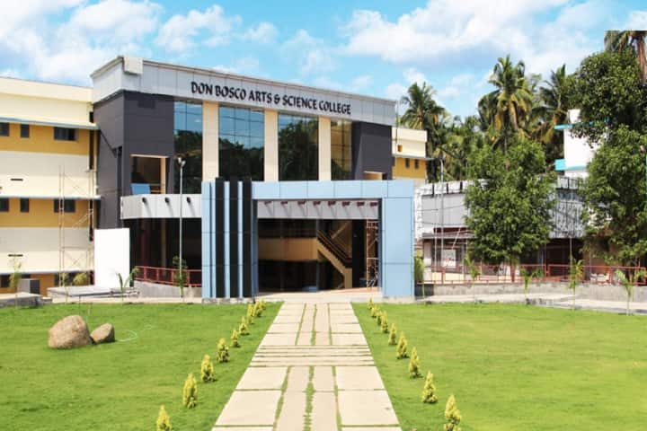 Don Bosco Arts and Science College, Kannur campus in Angadikadavu, Kerala, India