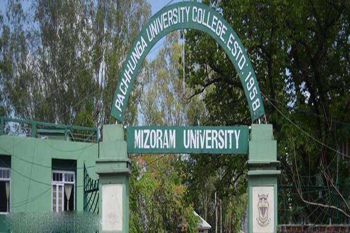 Pachhunga University College, Mizoram campus in Aizawl, Mizoram, India