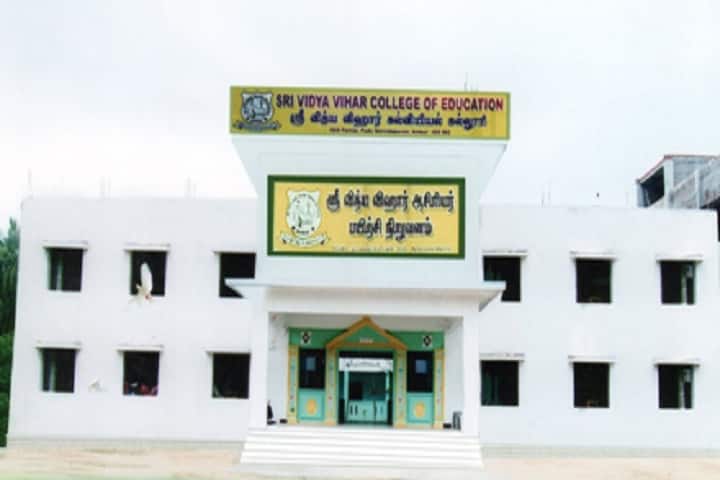 Sri Vidya Vihar College of Education campus in Vellore, Tamil Nadu, India — photo 1