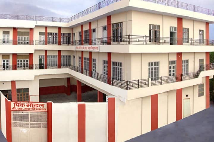 Pink Model TT College campus in Bikaner, Rajasthan, India — photo 1