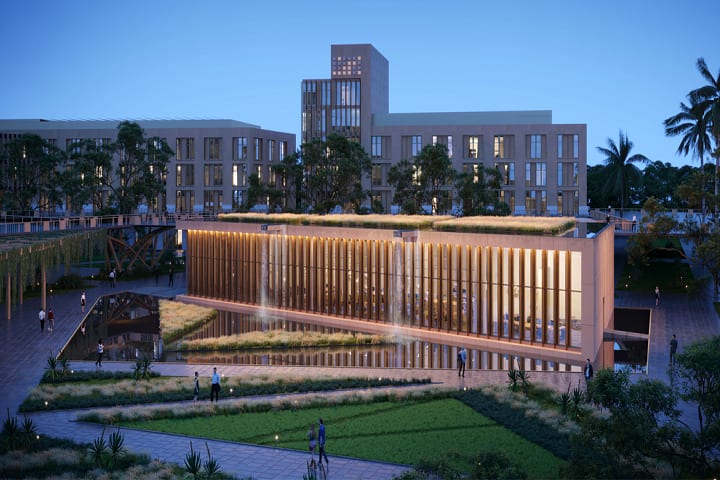 Plaksha University campus in Mohali, Punjab, India — photo 1