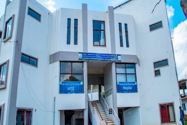 RGE Society's Atharva Ayurveda Medical College and Hospital campus in Dharwad, Karnataka, India — photo 1