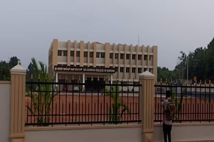 Sri Adarsha College of Nursing campus in Udupi, Karnataka, India — photo 1