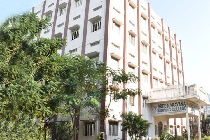 Sree Narayana Nursing College campus in Nellore, Andhra Pradesh, India — photo 1