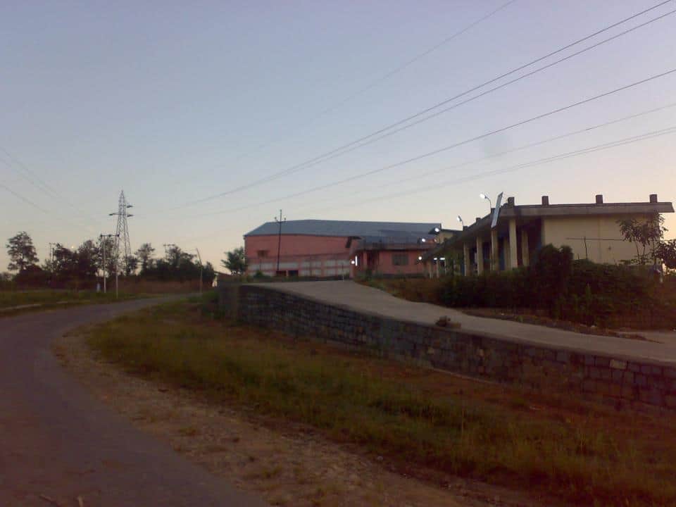 Nagaland University campus in Thizama, Nagaland, India