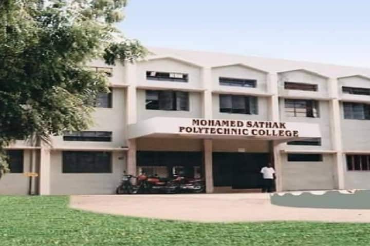Mohamed Sathak Polytechnic College, Kilakarai campus in Ramanathapuram, Tamil Nadu, India