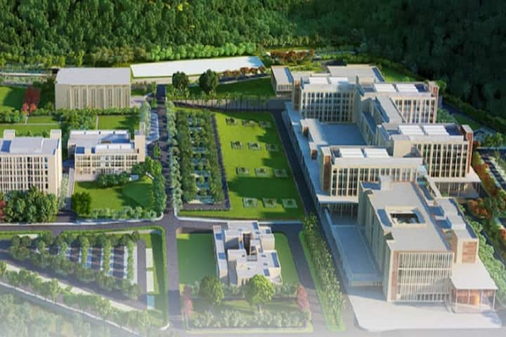 AIIMS Mangalagiri campus in Mangalagiri, Andhra Pradesh, India