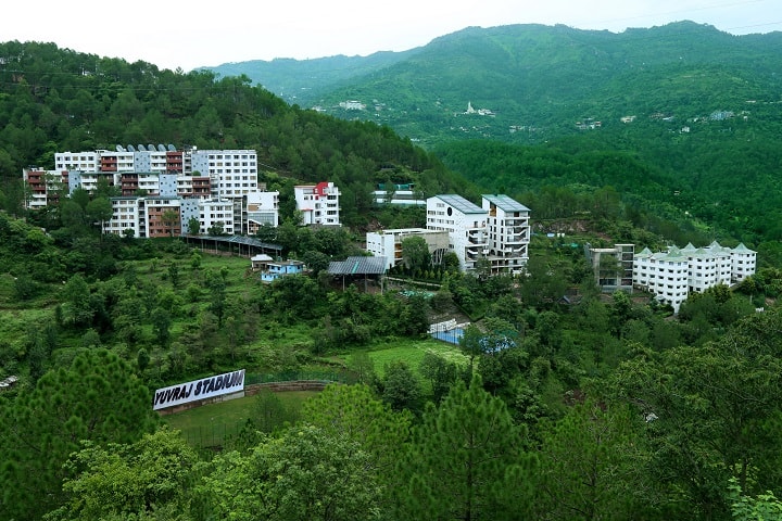 Shoolini University Solan campus in Solan, Himachal Pradesh, India