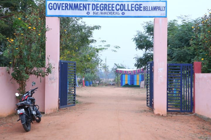 Government Degree College, Bellampally, Adilabad campus in Adilabad, Telangana, India