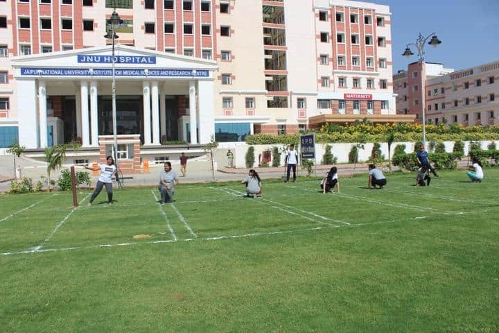 Jaipur National University Institute for Medical Sciences and Research Centre campus in Jaipur, Rajasthan, India — photo 1