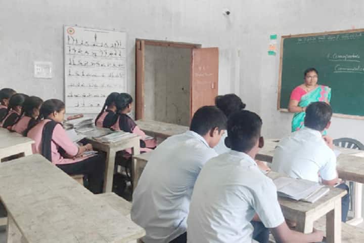 Omsai Com Degree College campus in Visakhapatnam, Andhra Pradesh, India — photo 1