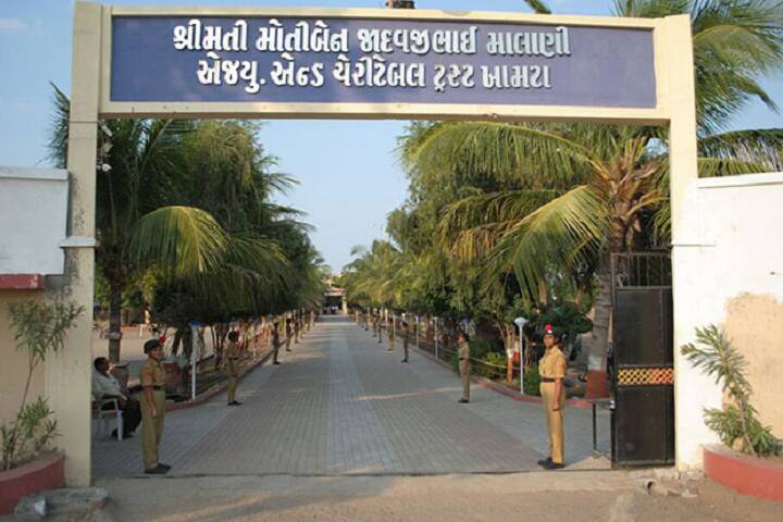 Smt Motiben Jadavjibhai Malani Education and Cheritable Trust Shree Mahila College campus in Rajkot, Gujarat, India — photo 1