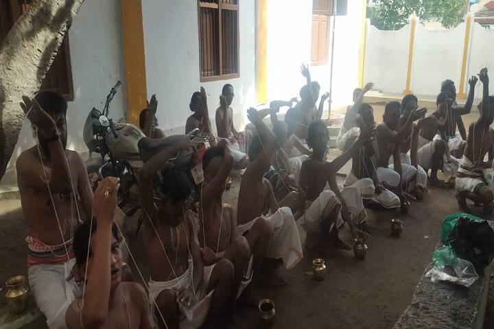 Sri Ahobila Math Adarsh Sanskrit Mahavidyalaya campus in Chengalpattu, Tamil Nadu, India — photo 3