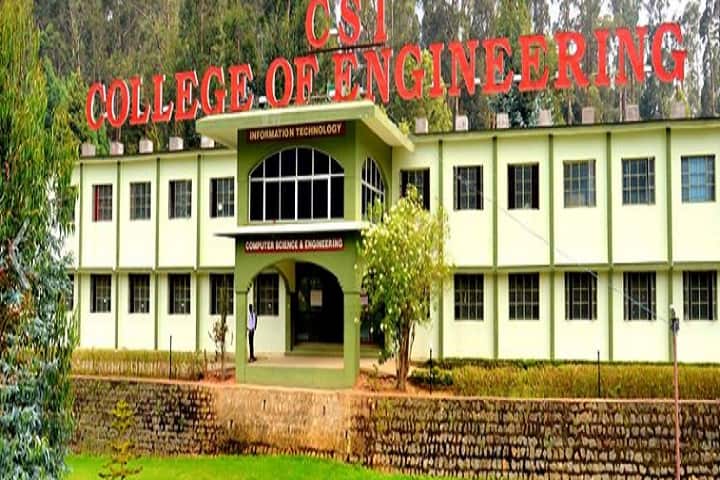 CSI College of Engineering, Nilgiris campus in Nilgiris, Tamil Nadu, India