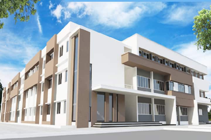 Jain Commerce College campus in Hubli, Karnataka, India — photo 1