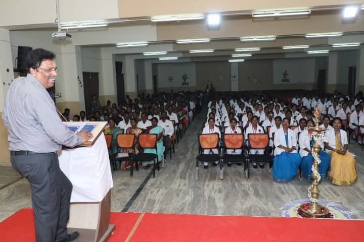 Sri Vijay Vidyalaya College of Nursing campus in Virupakshipuram, Tamil Nadu, India — photo 1