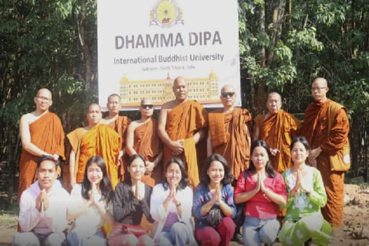 Dhamma Dipa International Buddhist University campus in South Tripura, Tripura, India — photo 4