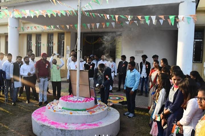 Government Shaheed Venkatrao Post Graduate College campus in Bijapur, Chhattisgarh, India — photo 1