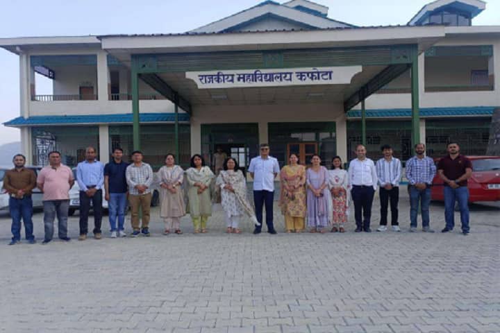 Government Degree College, Kaffota campus in Sirmour, Himachal Pradesh, India