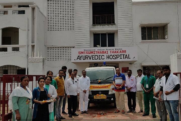 Smt Sumitrabai Thakare Ayurvedic College and Hospital campus in Yavatmal, Maharashtra, India — photo 3