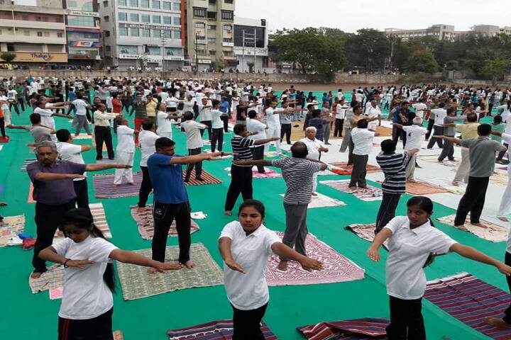 Maharshi Patanjali Institute for Yoga Naturopathy Education and Research campus in Jamnagar, Gujarat, India — photo 4