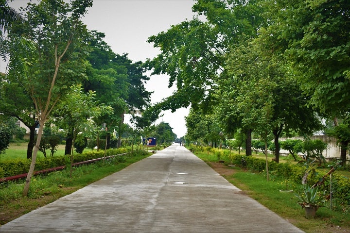 Mewar University campus in Chittorgarh, Rajasthan, India