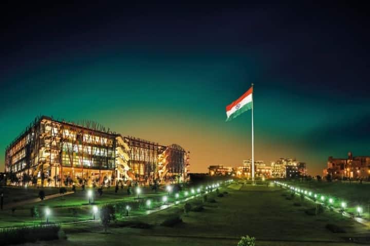 OP Jindal Global University campus in Sonipat, Haryana, India