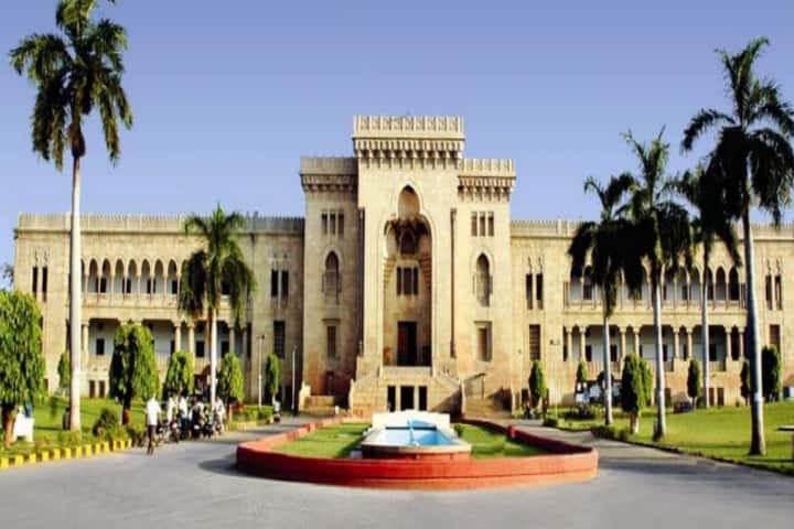 Osmania University campus in Hyderabad, Telangana, India