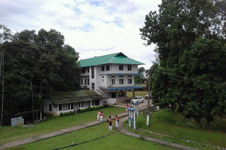 Hemo Prova Borbora Girl's College campus in Golaghat, Assam, India — photo 1