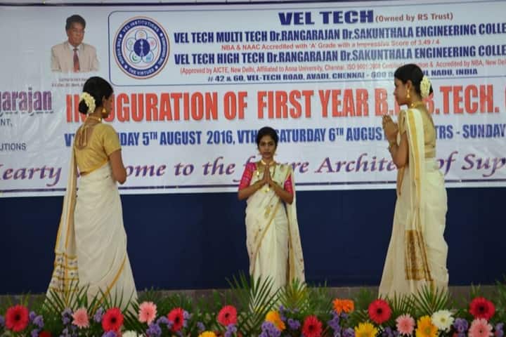 Vel Tech Multi Tech Dr Rangarajan Dr Sakunthala Engineering College campus in Chennai, Tamil Nadu, India — photo 2