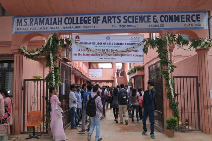 M S Ramaiah College of Arts Science and Commerce, Bangalore campus in Bangalore, Karnataka, India