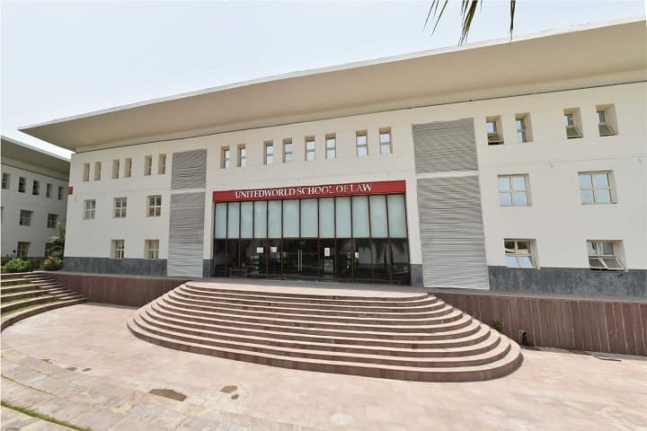Unitedworld School of Law campus in Uvarsad, Gujarat, India — photo 3