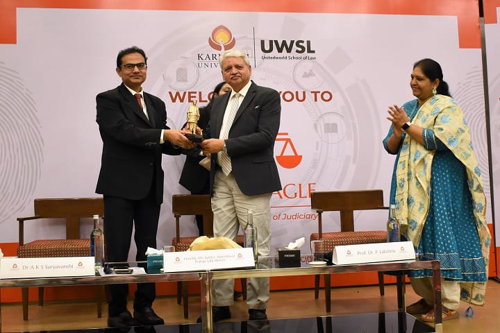 Unitedworld School of Law campus in Uvarsad, Gujarat, India — photo 4
