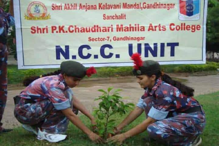 Shree PK Chaudhari Mahila Arts College campus in Gandhinagar, Gujarat, India — photo 5