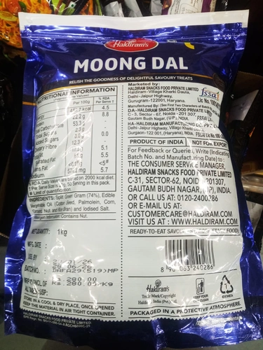 Haldiram Moong Dal 1.02 G (1000 G + 20 G)