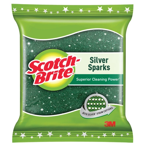 Scotch Brite Silver Sparks 2.75x4 Pk12