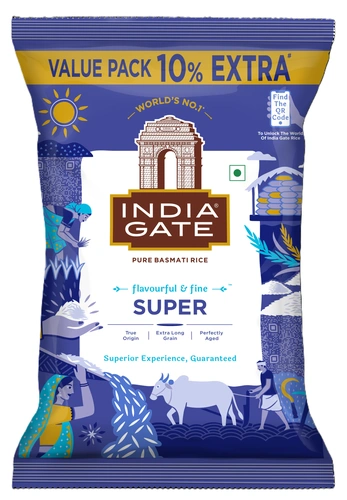 India Gate Super Basmati Rice 1.1 Kg (1kg + 100g)