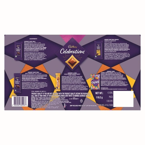 Cadbury Celebration 119.22 G