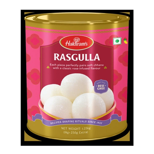 Haldiram Rasgulla 1.25 Kg