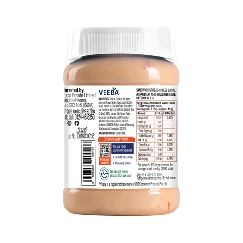 Veeba Cheese And Chilli Spred 250 G