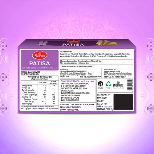 Haldiram Patisa 400 G
