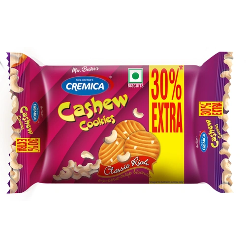Cremica Cashew Cookies 66 G