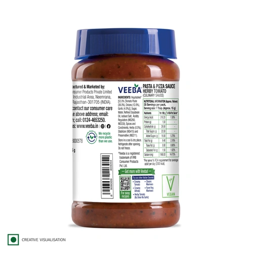 Veeba Pasta And Pizza Sauce 525 G