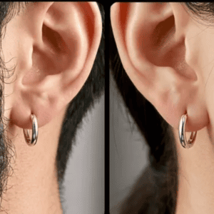 Zivishq Anti-Tarnish Silver Mini Classic Tube Huggie Hoop Earrings